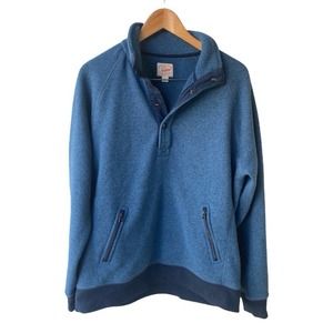 Men’s J.Crew Button Up Pullover Sweater Size L